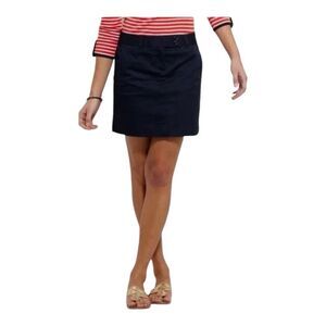 Mixit Ladies Size 6 black Stretch Skirt business mini belt loop zip button